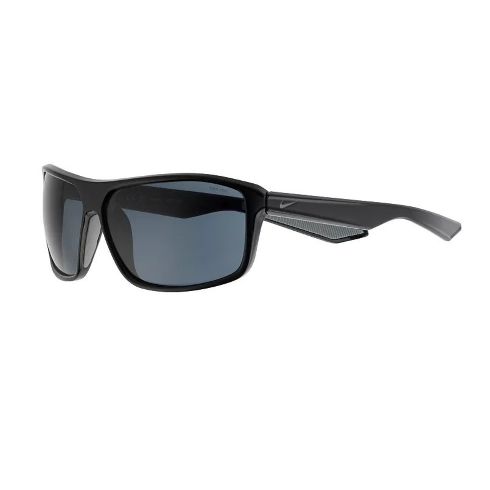 Nike Premier Stride Rectangle Sunglasses Black Gray NWT
